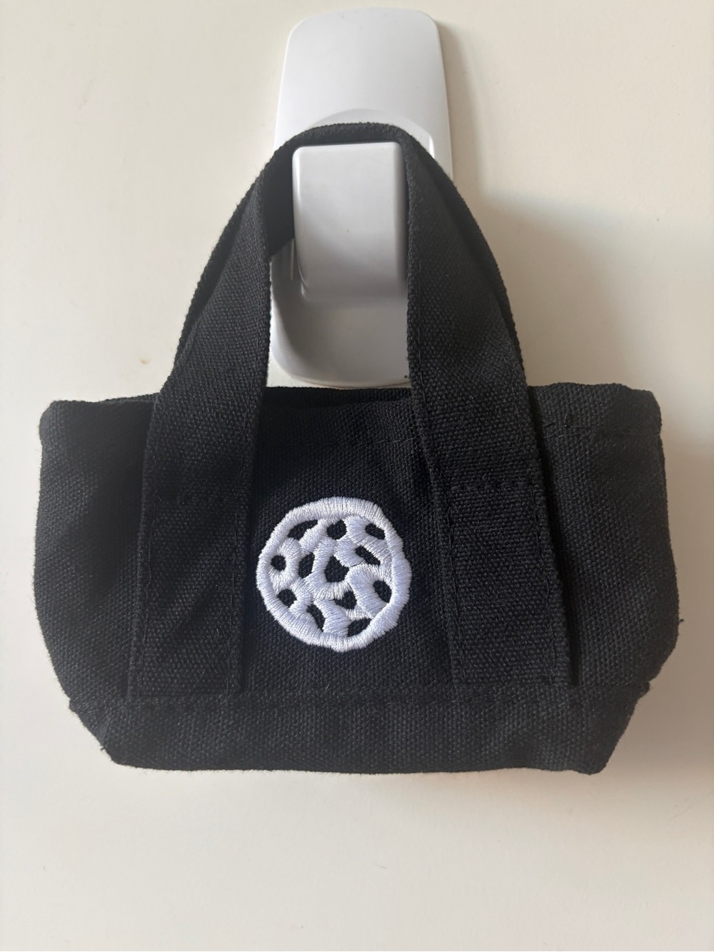 Levain Cookies Mini Tote Bag Black + White Embroidered Cookie - Limited Release